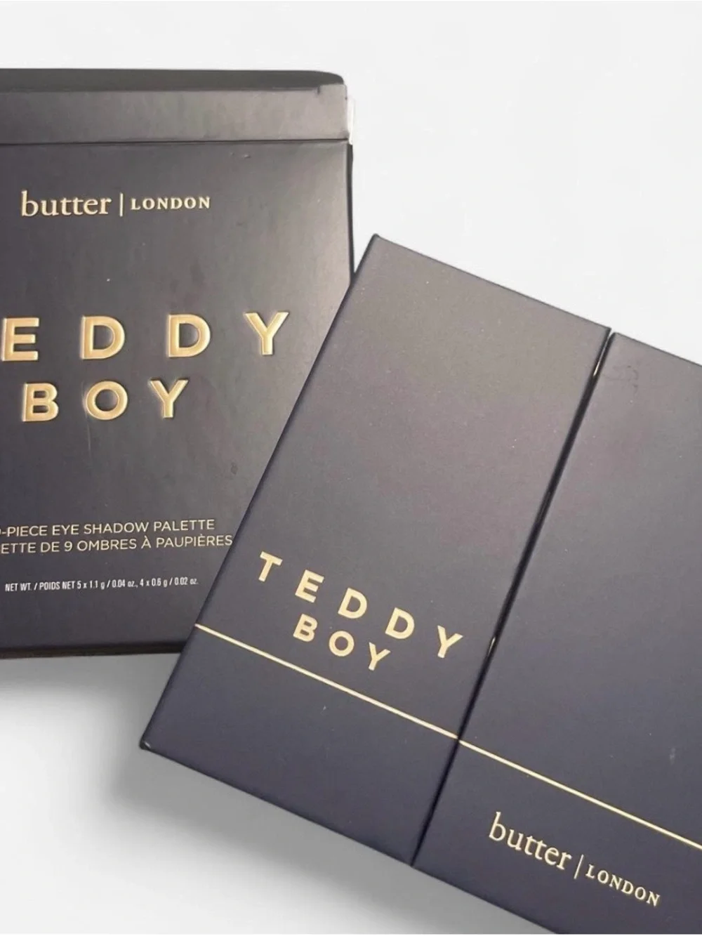 butter LONDON Teddy Boy Eyeshadow Palette — Navy & Gold Accents
